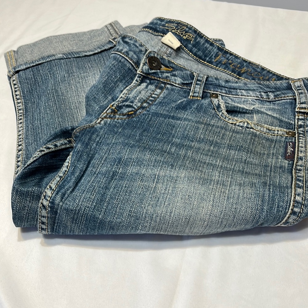 SILVER JEANS CO Frances Capris, Size 31